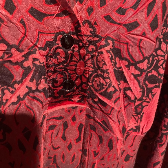 Canyon‎ River Blues Red and Black Tunic - Picture 2 of 7